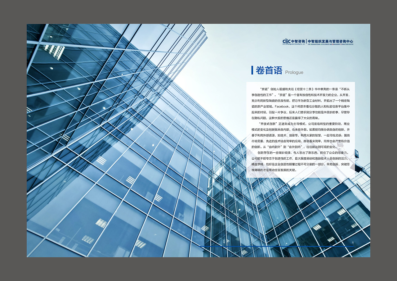 中智咨詢 宣傳冊